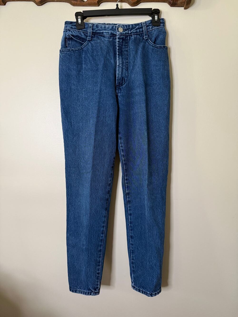 Vintage BONGO Gene Montesano Jeans Womens 11 USA High Rise Mom Tapered Blue 90s